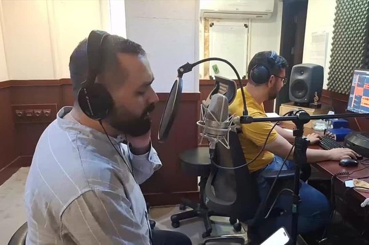 پشت صحنه ساخت موزیک امام رضایی‌ها در حوزه هنری البرز