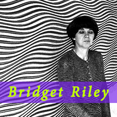 مجموعه ای از آثار گرافیکی بریجیت رایلی (Bridget Riley)