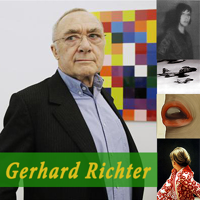 مجموعه ای از آثار عکاسی و نقاشی آبستره کانسپت گرهارد ریختر «Gerhard Richter»