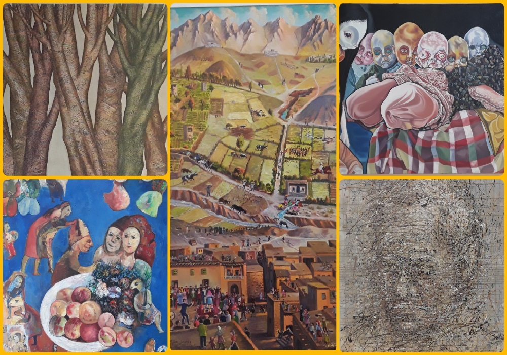 نقاشی البرز در آئینه پنجمین «سالانه»