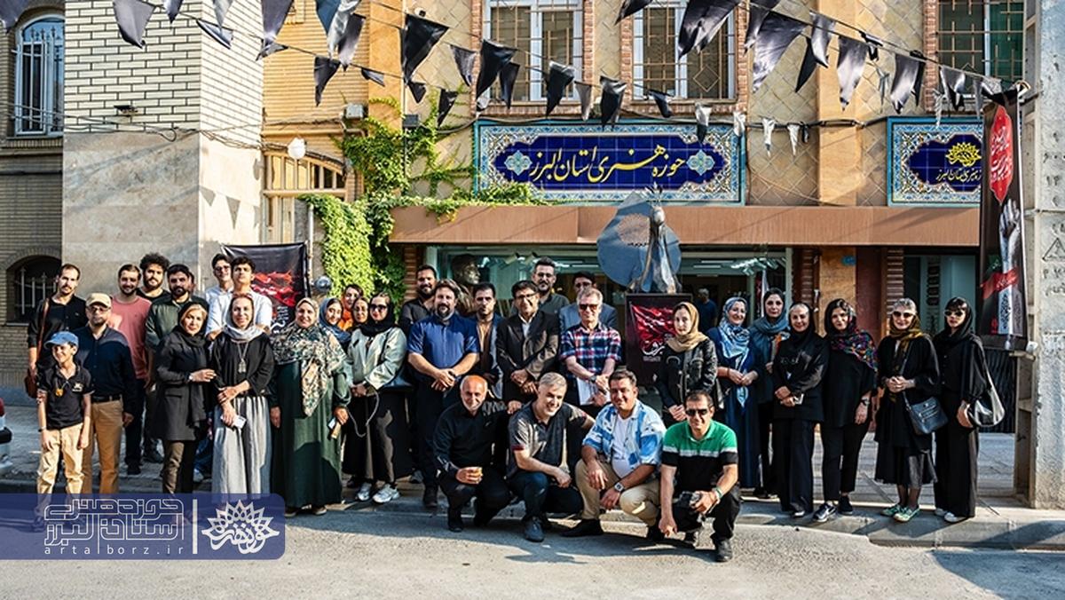 «افتتاحیه نمایشگاه گروهی بیرق سرخ در نگارخانه حوزه هنری البرز»